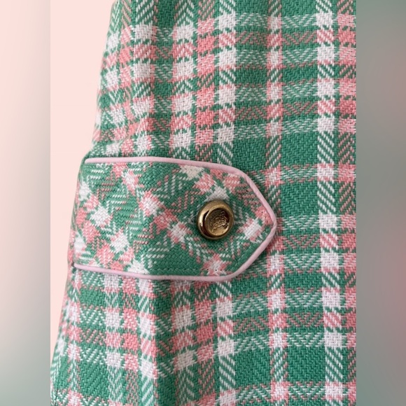 TBBC The Beaufort Bonnet Company Classic Janie Jumper Plaid Dress Size 12 Girls - Picture 4 of 8